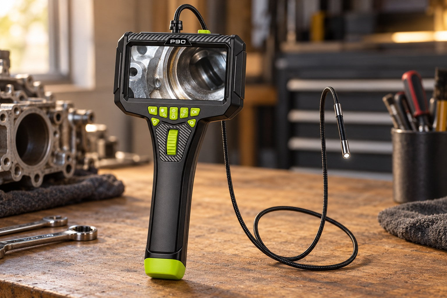 BELVOX ViewScope Flex – Articulating Inspection Camera in a practical setting.