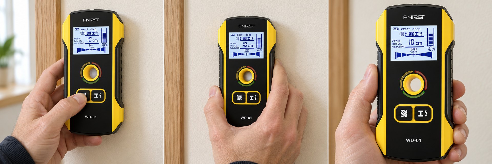 BELVOX WallSense WD — Choose the target mode.