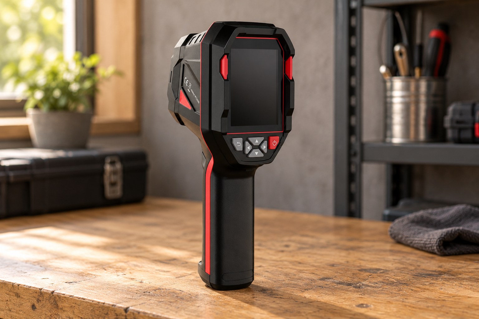 BELVOX HeatView HT821A – Handheld Thermal Camera in a practical setting.