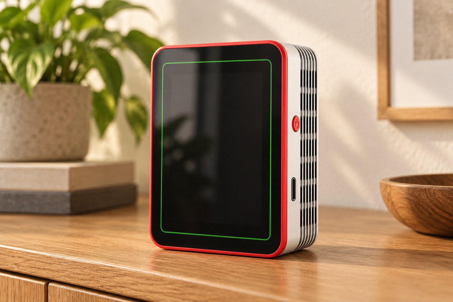BELVOX AirSense MT29 – Wi-Fi Air Quality Monitor in a practical setting.