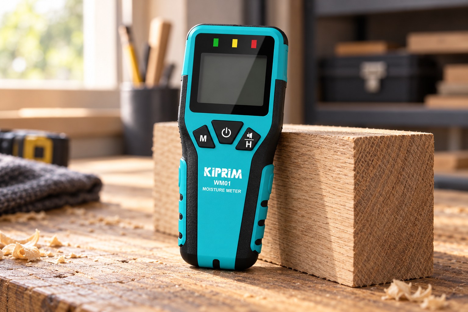 BELVOX MoistureCheck WM – WM01 / WM11 Moisture Meter in a practical setting.