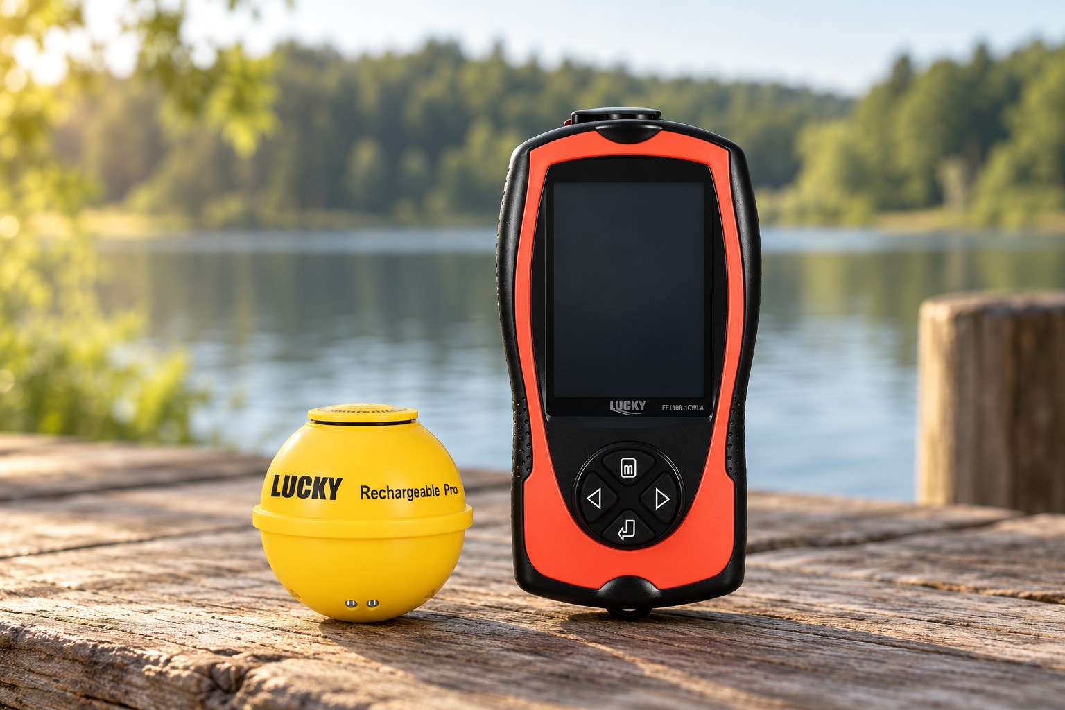 BELVOX SonarView FF1108 – Wireless Fish Finder in a practical setting.
