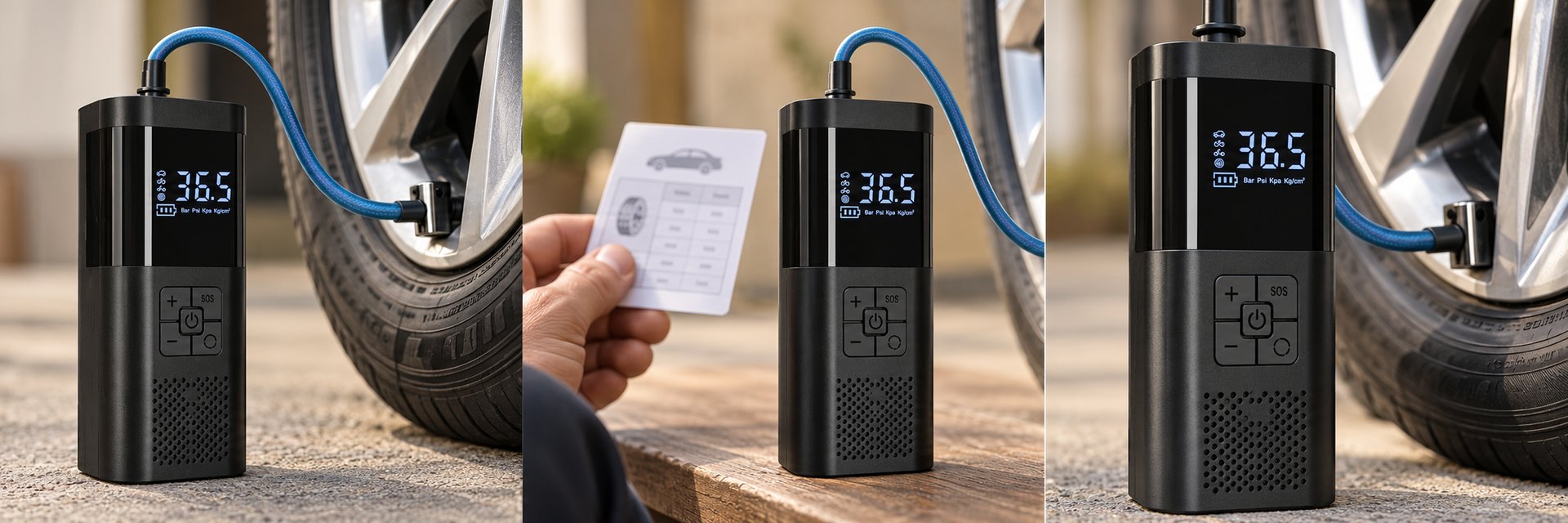 BELVOX AirDrive 150 Cordless — Prepare the hose.