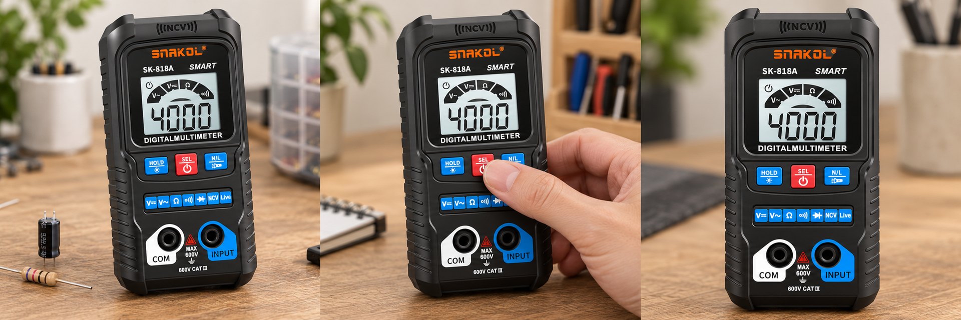 BELVOX VoltCheck SK-818A — Check the measurement.