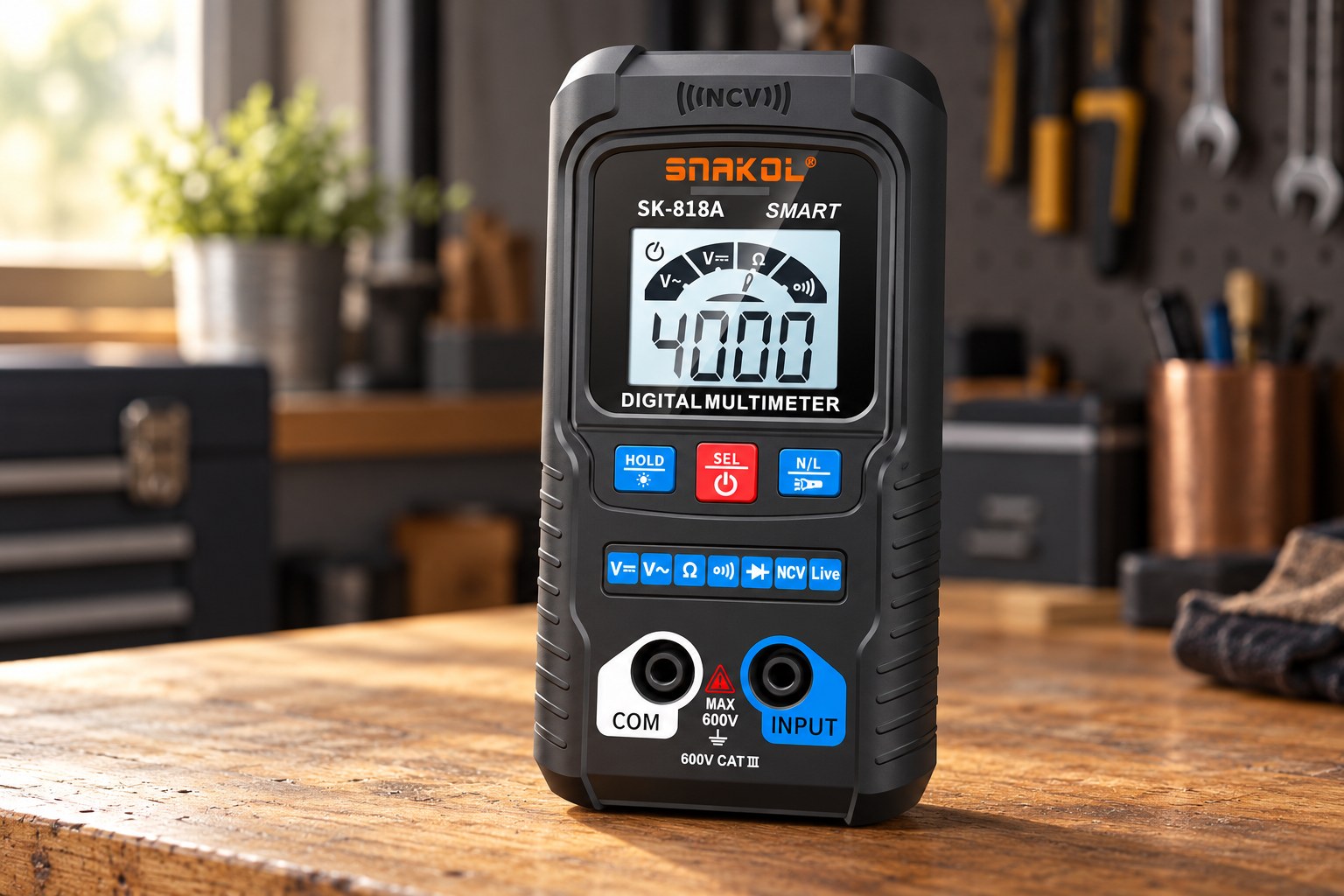 BELVOX VoltCheck SK-818A – True RMS Multimeter in a practical setting.