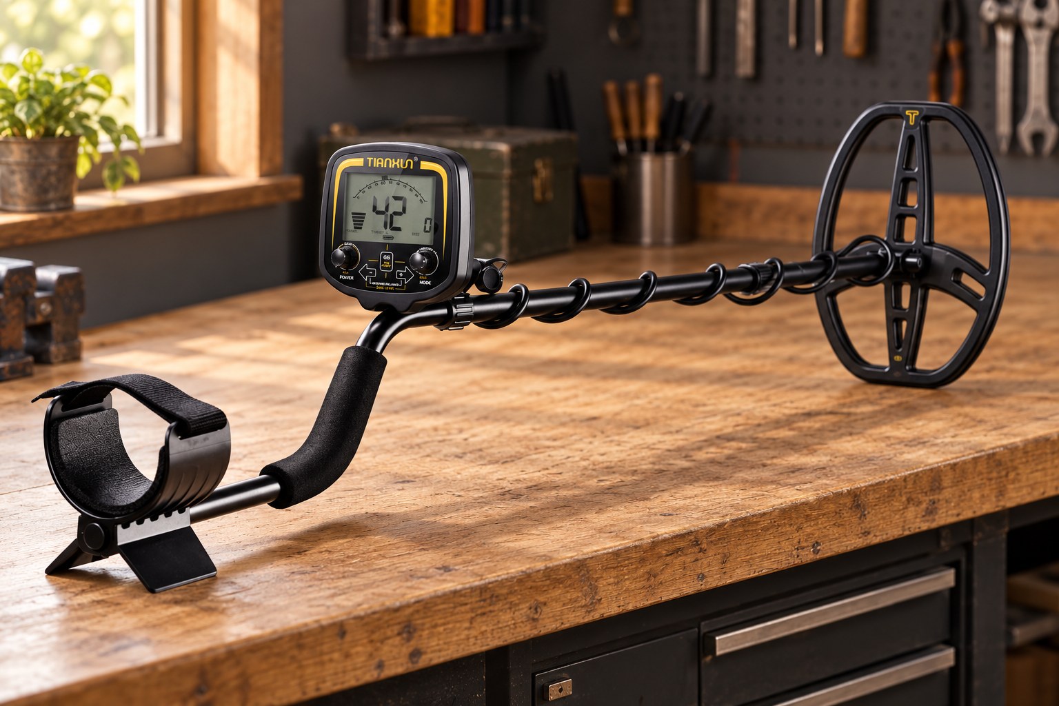 BELVOX MetalScout TX-850 – 11-Inch Coil Detector in a practical setting.